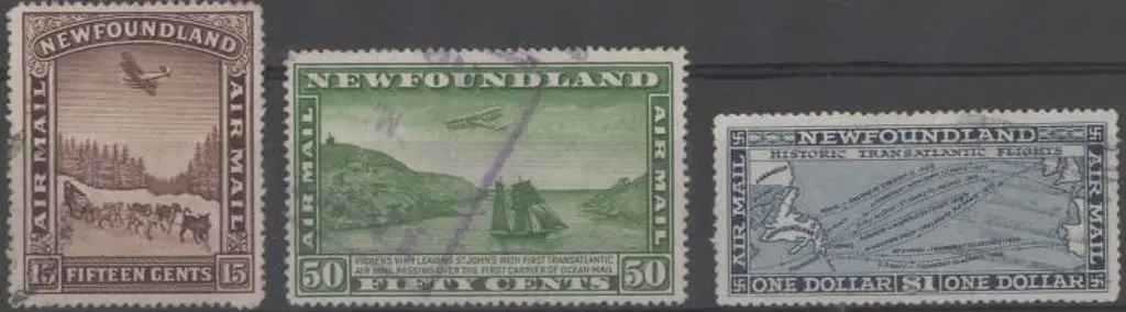 Canada-Newfoundland 1931 Airs set with wmk ... Image 1++