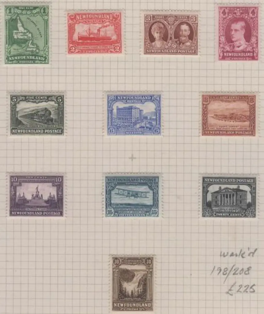 Canada-Newfoundland 1931 Pictorials re-engraved ... Image 1++