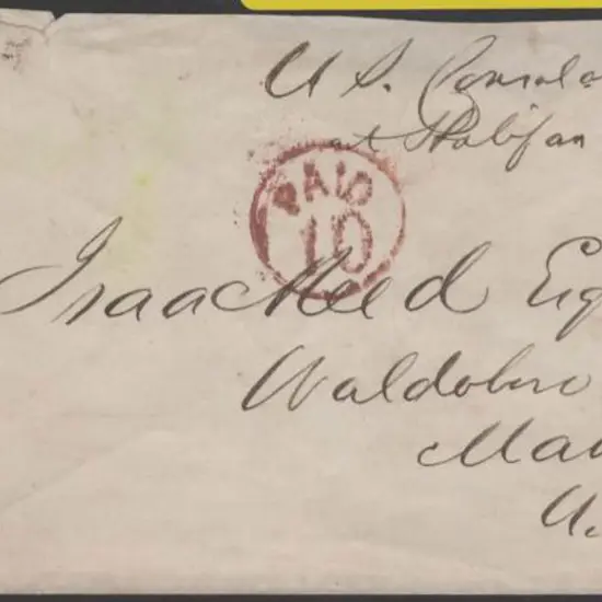 Canada-Newfoundland 1860/63 10¢ scarlet on ...