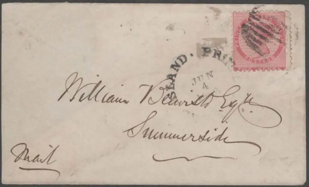 Canada-Prince Edward Is. 1869 cover to Summerside ... Image 1++