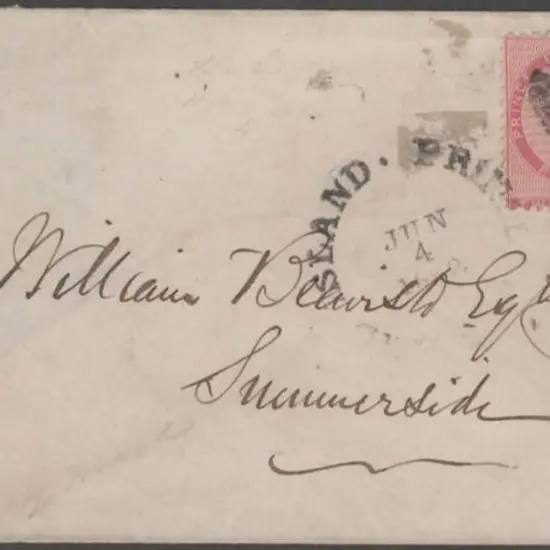 Canada-Prince Edward Is. 1869 cover to Summerside ...