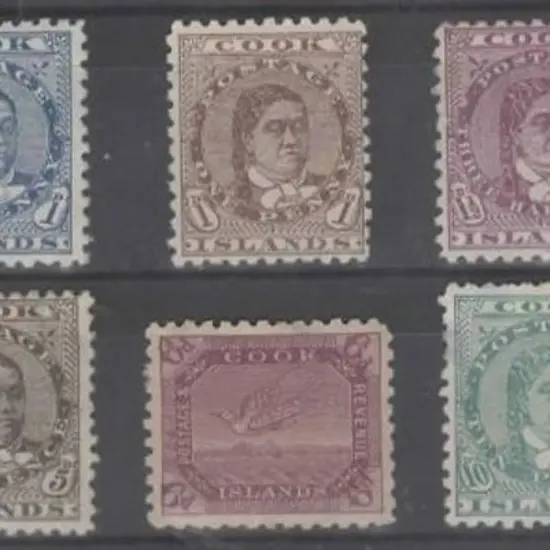 Cook Is. 1896/1900 & 1913/19 Torea & Queen Makea ...