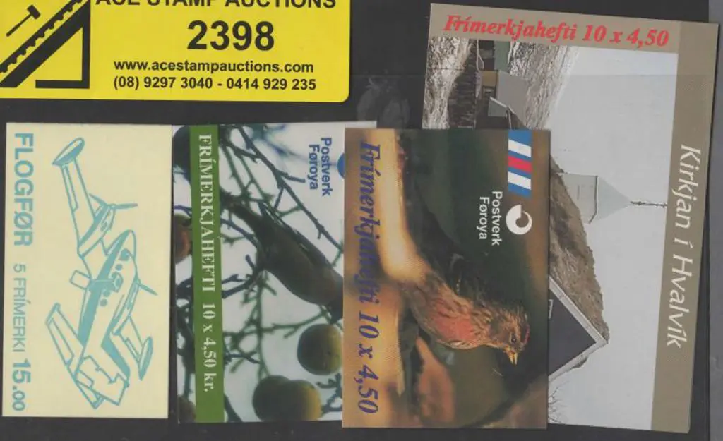 Faroe Islands 1985-1997 booklet selection incl ... Image 1++