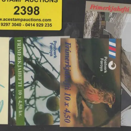 Faroe Islands 1985-1997 booklet selection incl ...