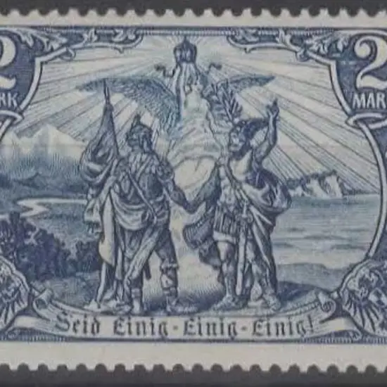 Germany 1902 2m "Reichspost" Type I. Fine MLH. SG ...