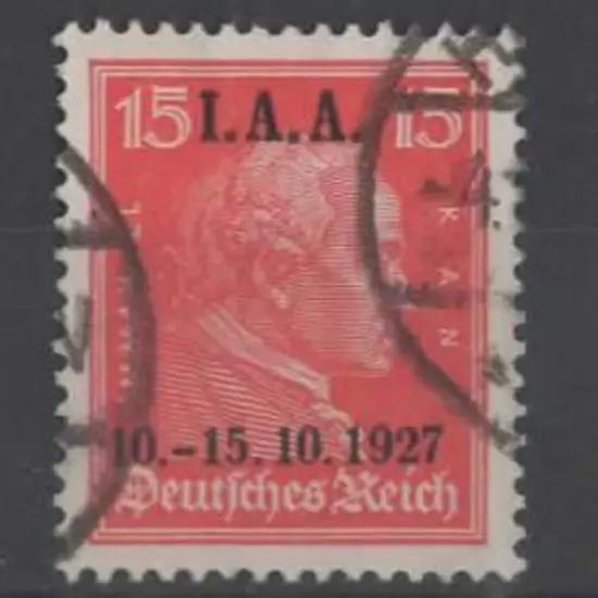 Germany 1927 ILO ovpts set of 3 F/U. A difficult ...