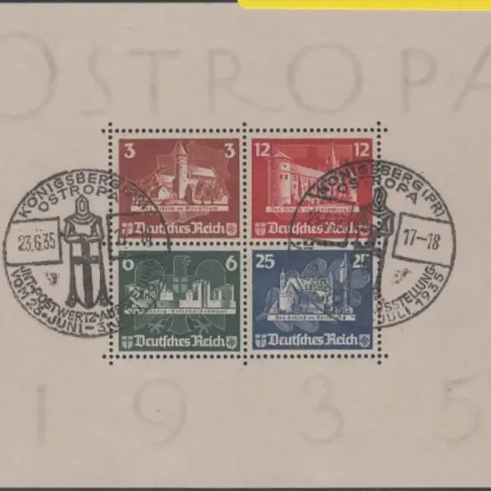 Germany 1935 OSTROPA M/S very fine used with FDI ...