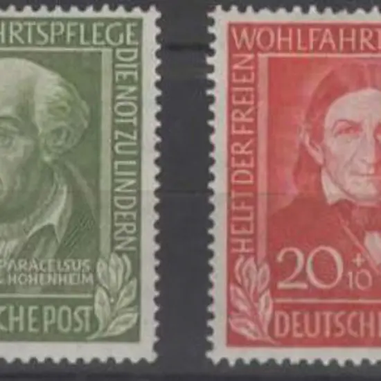 Germany West 1949 Relief Fund set of 4 MUH. Some ...