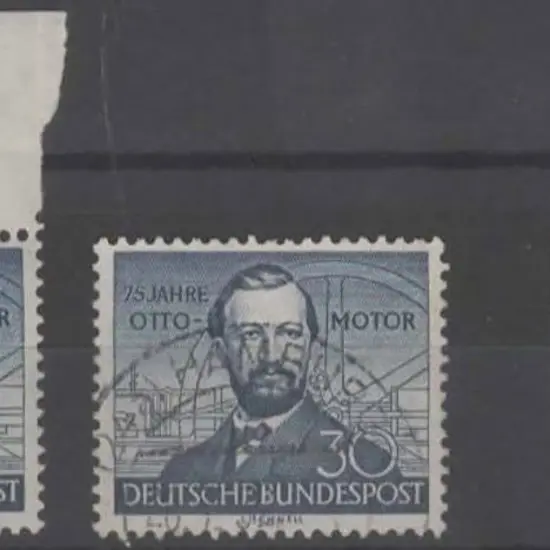 Germany West 1952 30pf Otto marginal MUH & used, ...