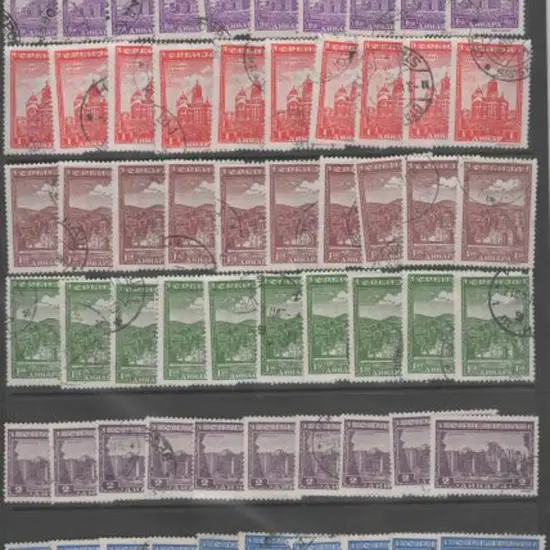 Germany-Occupation of Serbia 1942/43 duplicated ...