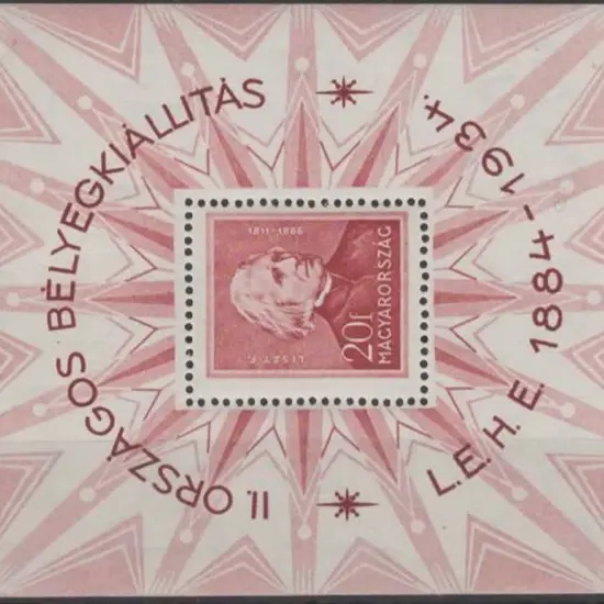 Hungary 1934 Budapest Philatelic Exhibition M/S. ...