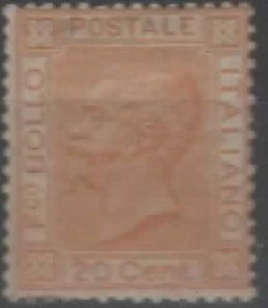 Italy 1877 20c orange-buff. MLH with a couple of ... Image 1++