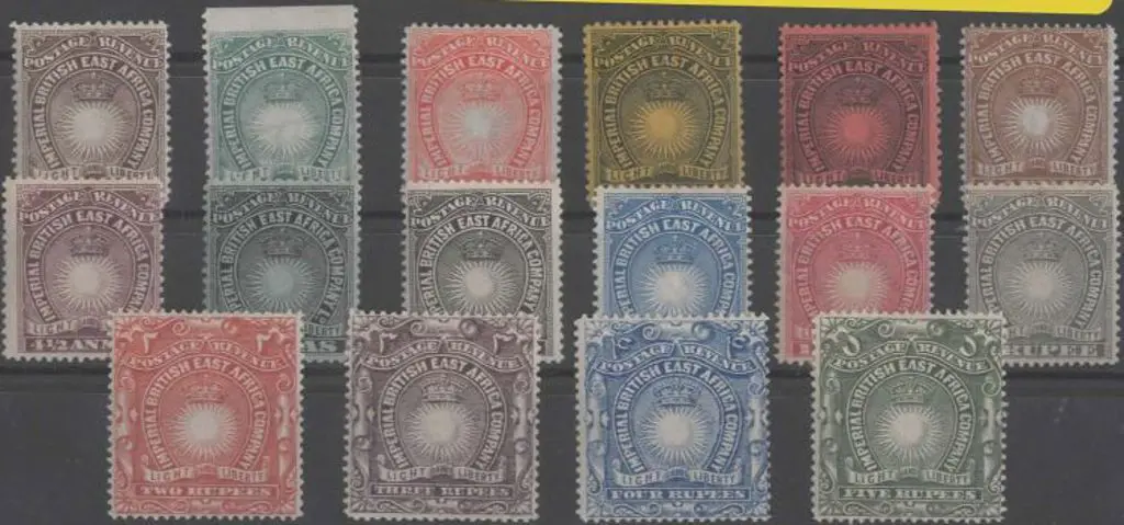 KUT 1890/95 British East Africa Light & Liberty ... Image 1++