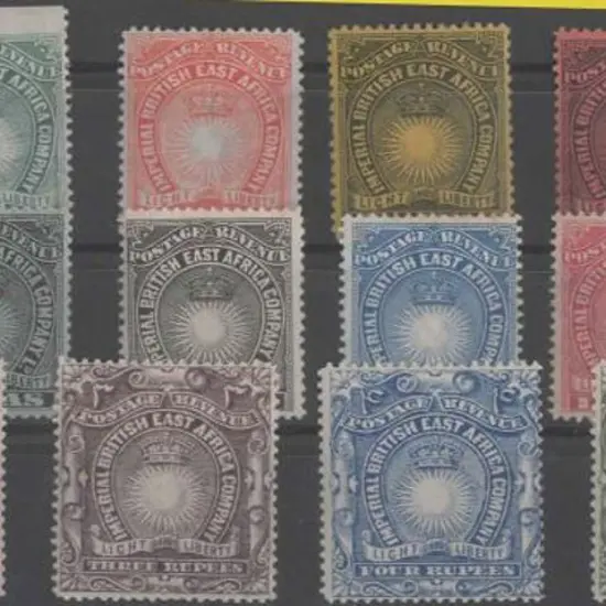 KUT 1890/95 British East Africa Light & Liberty ...