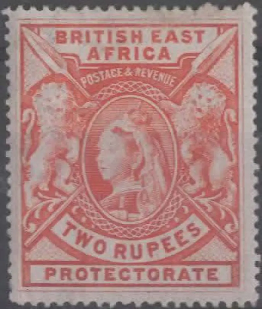 KUT 1897/1903 2R orange QV large type. MLH & well ... Image 1++