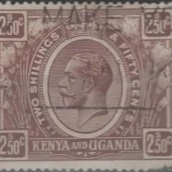 KUT 1922/27 2/50d brown. Good to fine used with ...