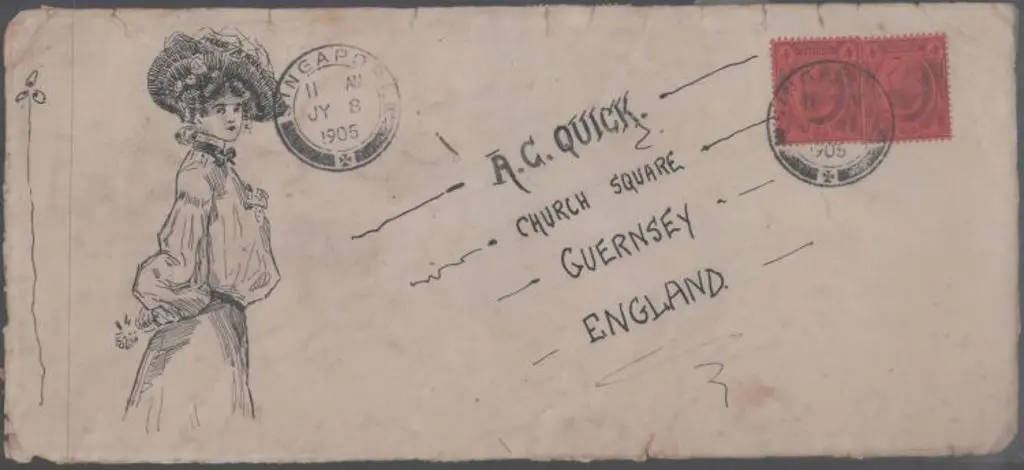Malaya-Straits Settlements1905 (8th July) Leo ... Image 1++