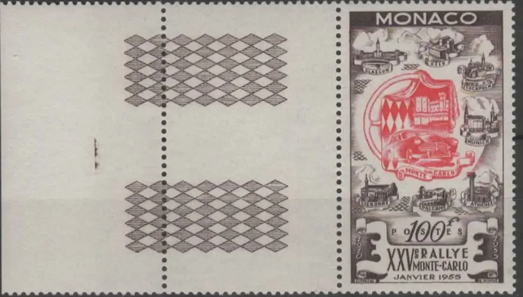 Monaco 1955 Monte Carlo Car rally with sheet ... Image 1++