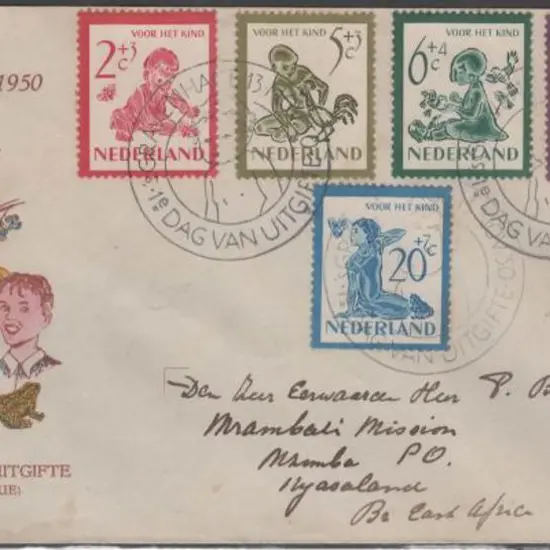 Netherlands 1950 Child Welfare set on official ...