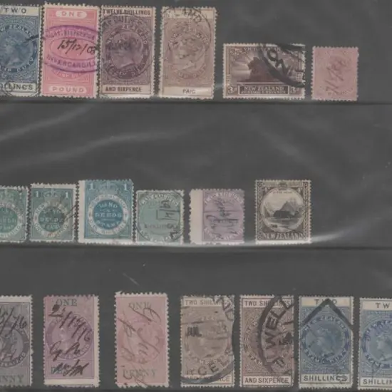 New Zealand QV fiscals to 2/6d x 11. (latter ...