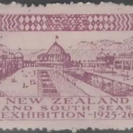 New Zealand 1925 4d Dunedin Exhibition with ...