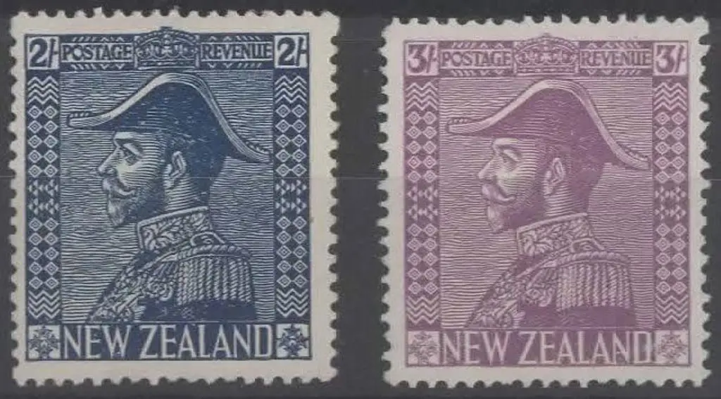New Zealand 1926 Admirals on Jones chalk surfaced ... Image 1++