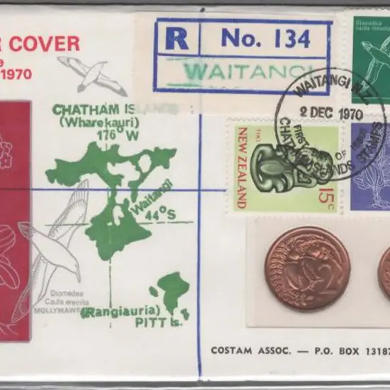 New Zealand 1970 (2nd Dec) Chatham Islands set of ...