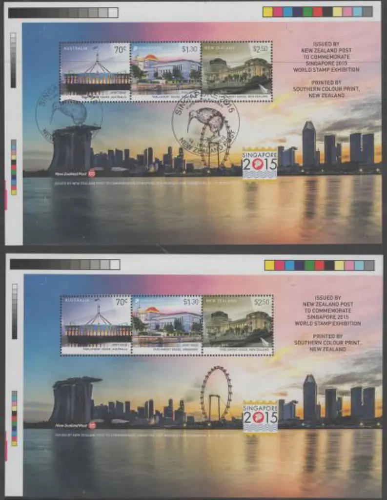 New Zealand 2015 Singapore Exhibition joint issue ... Image 1++