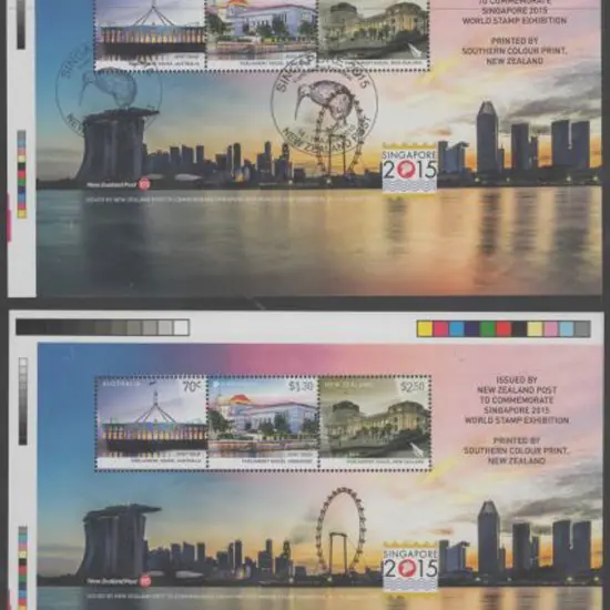 New Zealand 2015 Singapore Exhibition joint issue ...
