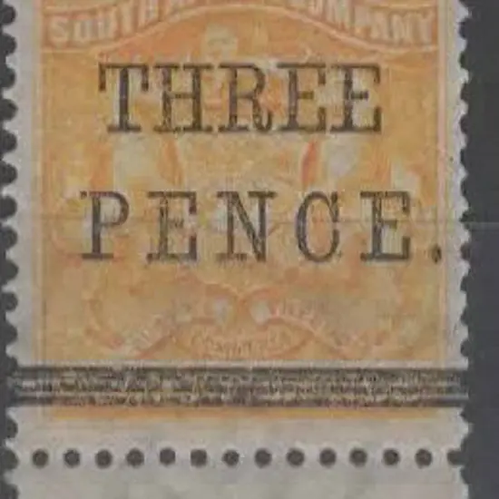 Rhodesia - British South Africa Co 1896 "THREE ...