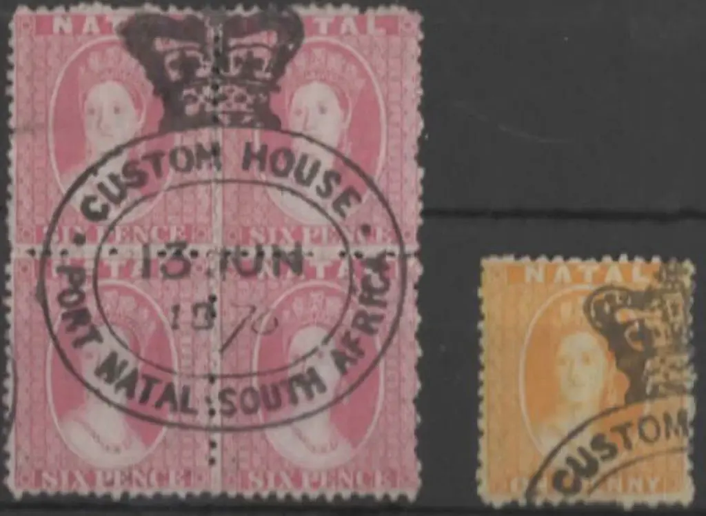 South Africa - Natal 1870 (13th June) full strike ... Image 1++