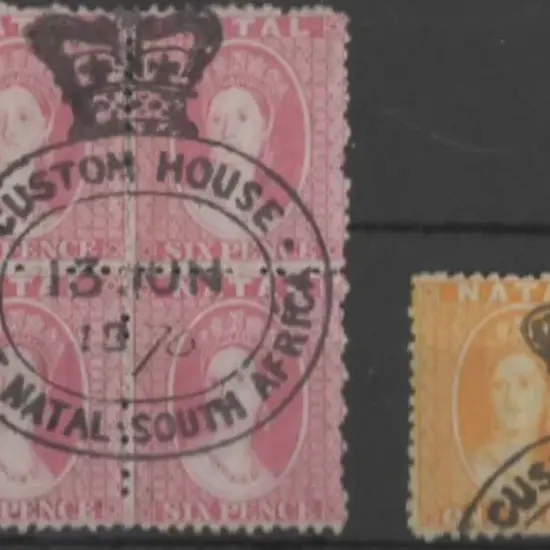 South Africa - Natal 1870 (13th June) full strike ...