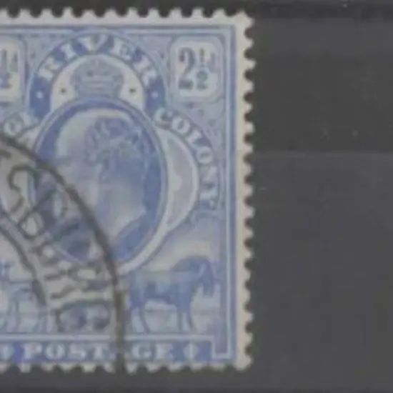 South Africa - Orange Free State 1904 5/- blue & ...