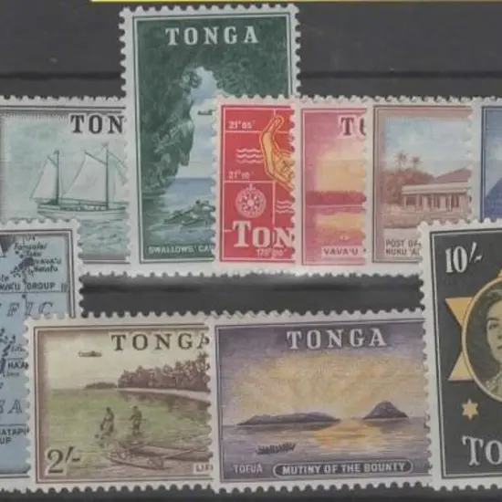 Tonga 1963 1d to £1 Pictorials set of 14. Fresh ...