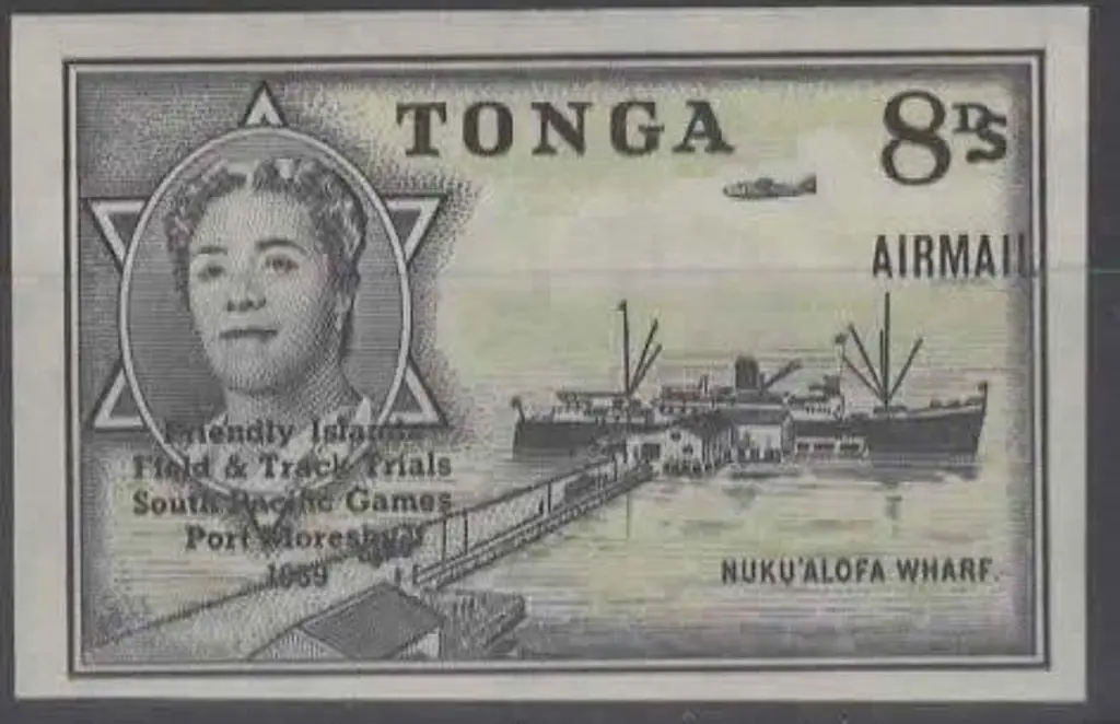 Tonga 1969 8s on 8d South Pacific Games with ... Image 1++