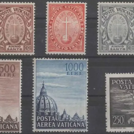 Vatican 1933 Holy Year MLH (Cat. £80), 1934 2l05 ...