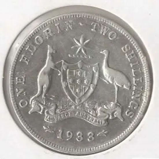 1933 Florin scarce F