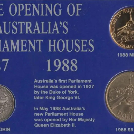 1988 Opening of Australia's Parliament Houses ...