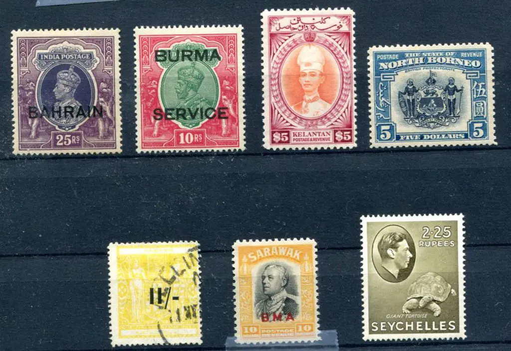 British Commonwealth KGVI MLH & used collection in ... Image 1++