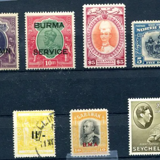 British Commonwealth KGVI MLH & used collection in ...