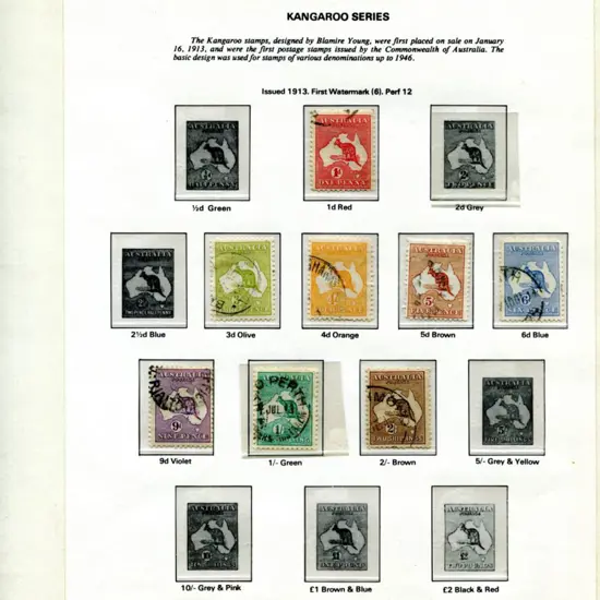 1913-1980 used collection in Seven Seas hingeless ...