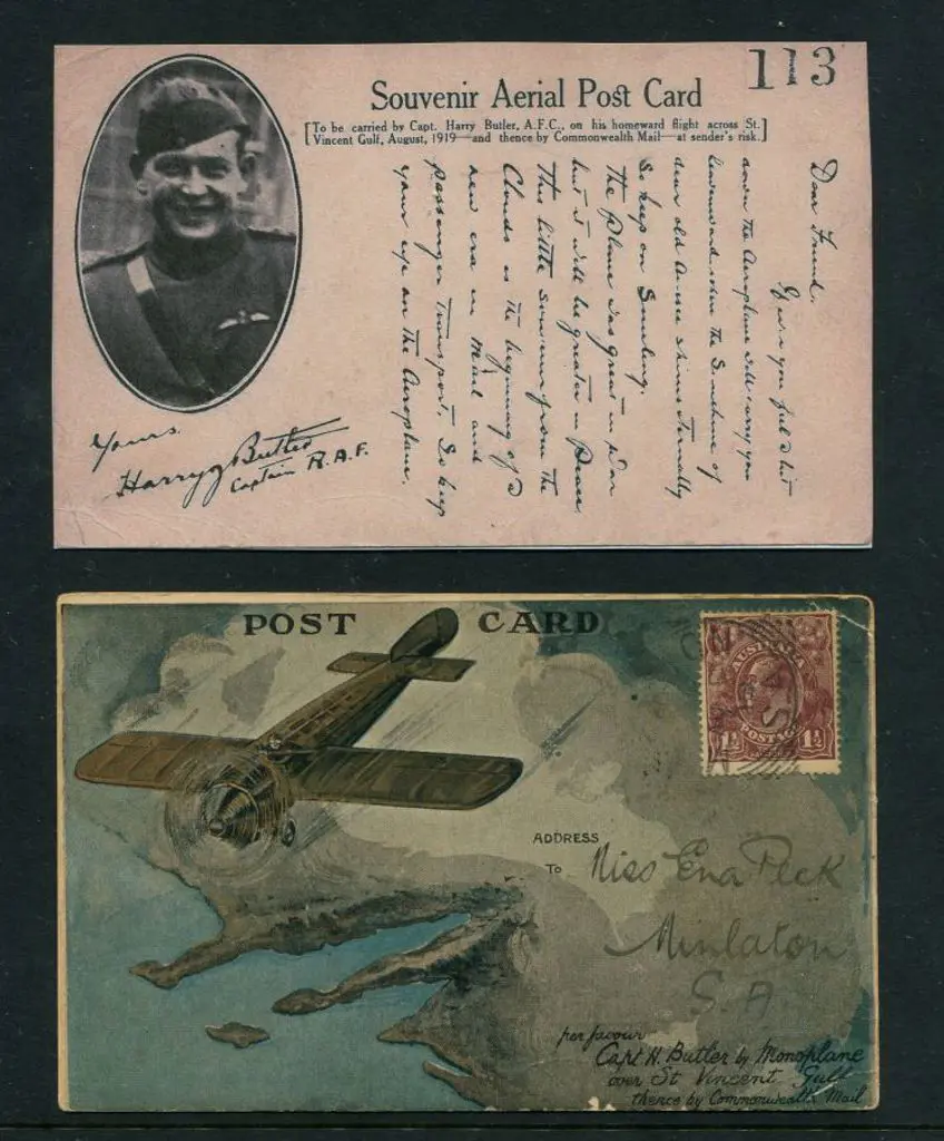1919 (6th Aug) Adelaide to Minlaton Harry Butler ... Image 1++