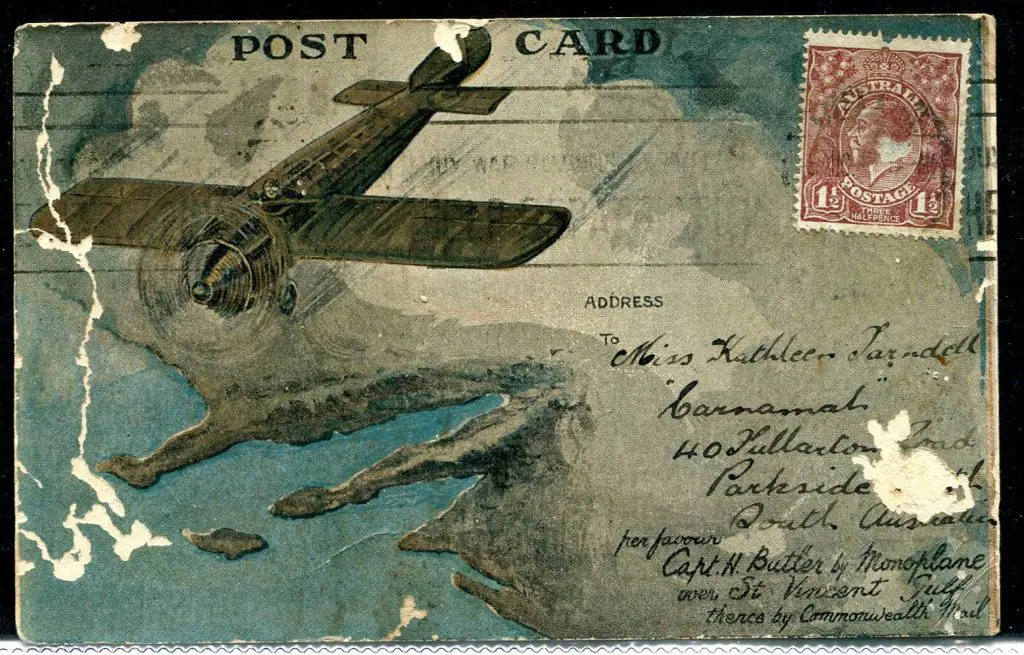 1919 (10th Aug) Minlaton to Adelaide Harry Butler ... Image 1++