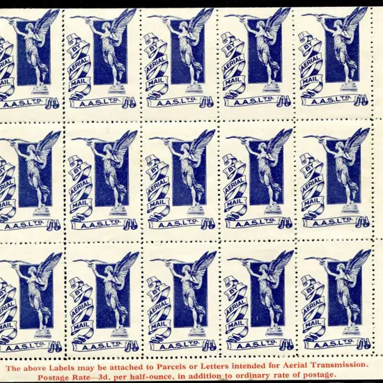 1925 Australian Aerial Services Ltd "Angel" ...