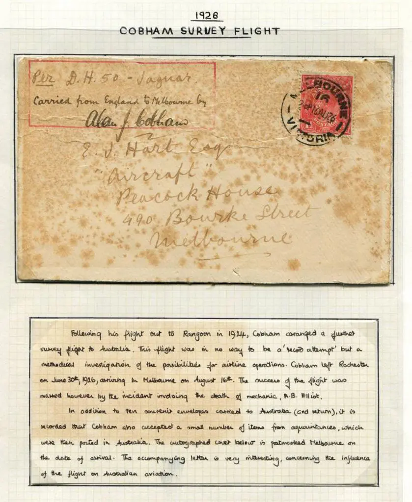 1926 (30th June) England to Australia from London ... Image 1++