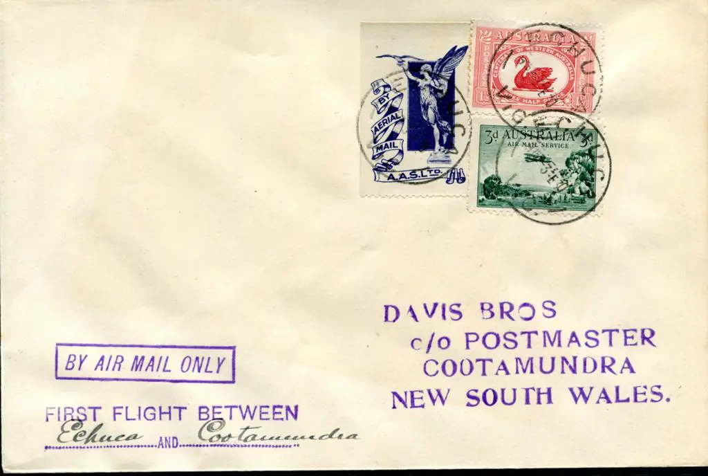 1930 (3rd Feb) Echuca to Cootamundra ditto but ... Image 1++