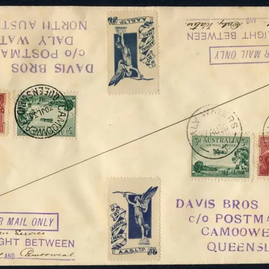 1930 (30th July) Camooweal to Daly Waters & return ...