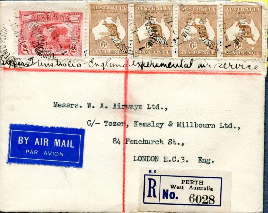 1931 (23rd April) Australia to England First ... Image 1++