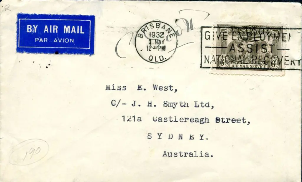 1932 (19th April) Darwin to Sydney by CWA Scott ... Image 1++