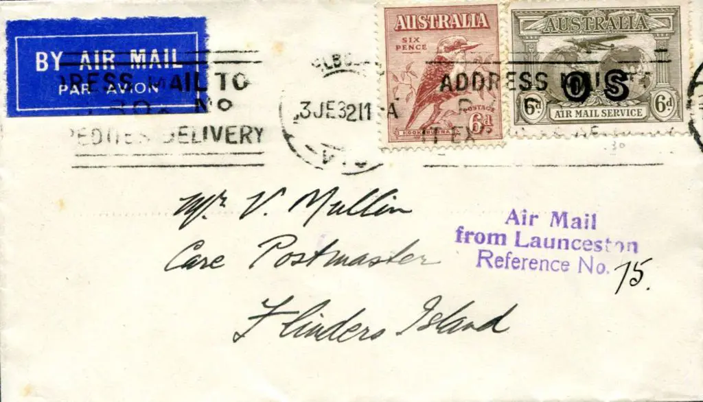 1932 (7th June) Launceston to Whitemark on ... Image 1++